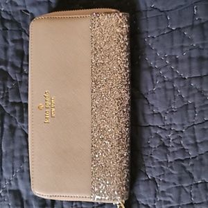 Kate Spade glitter wallet